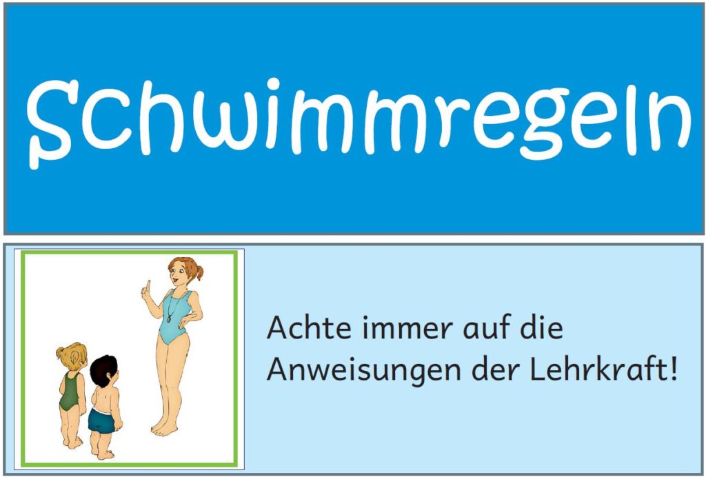 Schwimmregeln – Zaubereinmaleins Shop