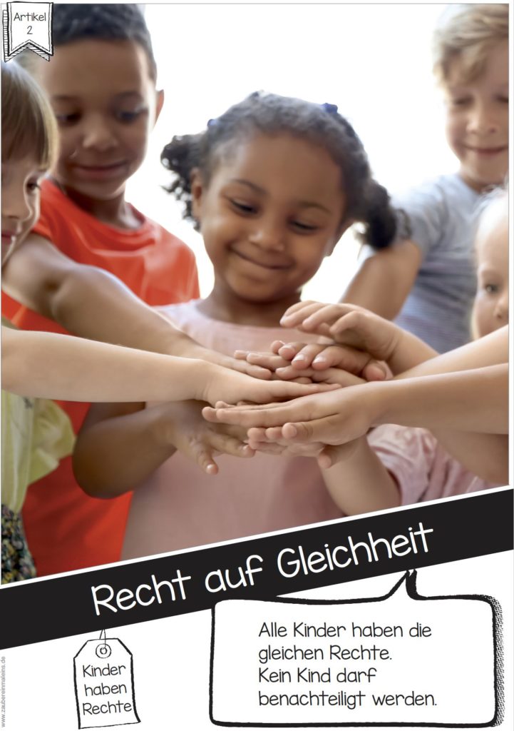 Poster: Kinderrechte – Zaubereinmaleins Shop