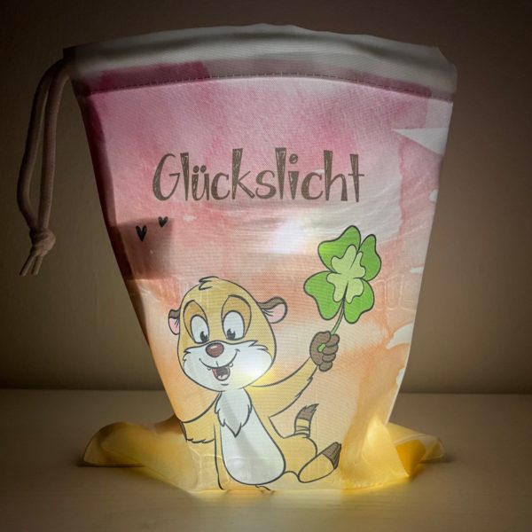 Lichtbeutel: Erdmännchen Glückslicht